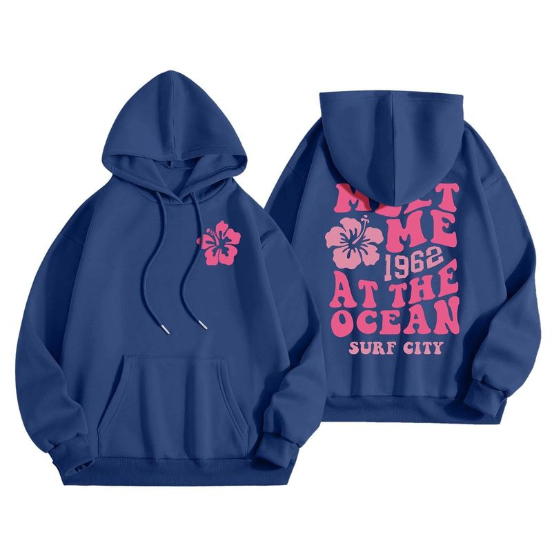 Felpa con cappuccio da donna con stampa di lettere e maniche a spalle scoperte, felpa con cappuccio XS-5XL_voghion.com