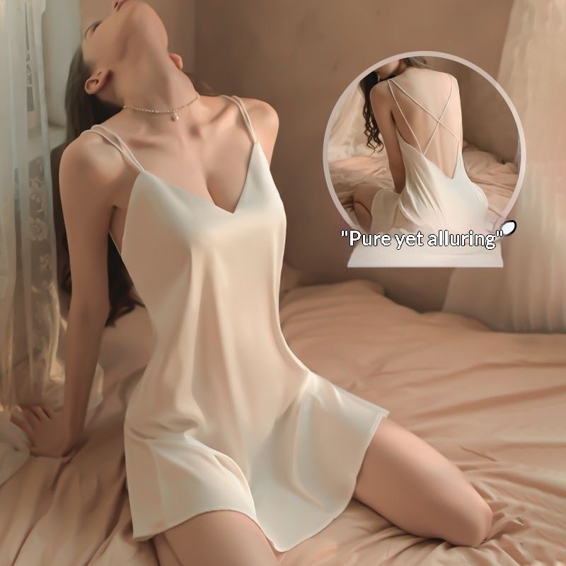luckyqqyp Lingerie Sexy Abbigliamento da notte Uniforme Tentazione Flirt Letto caldo Stuzzicando Passione Fascino di mezzanotte Puro desiderio Set_voghion.com