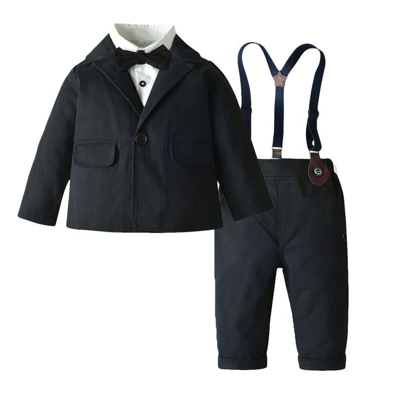 Abbigliamento per bambini, abbigliamento per bambini, autunno e inverno, abiti per ragazzi, abiti a tre pezzi, abiti per damigelle per ragazzi, in stile britannico_voghion.com