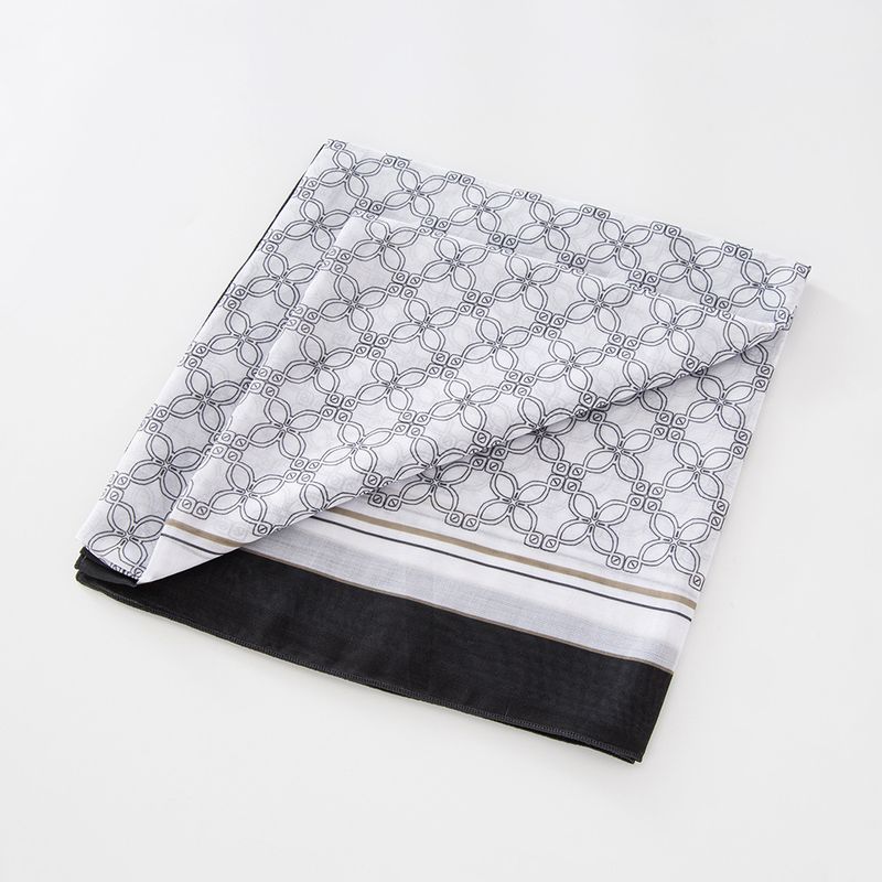 New Malaysian Indonesian Muslim Hot Selling With Versatile Lines, Simple Patterns, Right Angle Rolled Edges, Bali Yarn Square_voghion.com