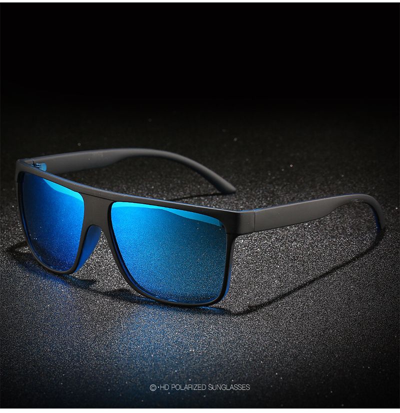 Quadratische polarisierte Sonnenbrille für Herren und Damen, Sport, Autofahren, Outdoor-Sonnenbrille_voghion.com