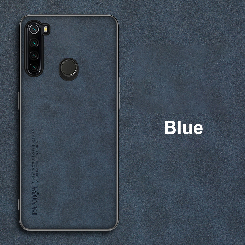 Capa de couro PU de luxo para Xiaomi Redmi Note 8 Pro 8Pro, capa de silicone fosco com proteção para Redmi Note 8 Pro C_voghion.com