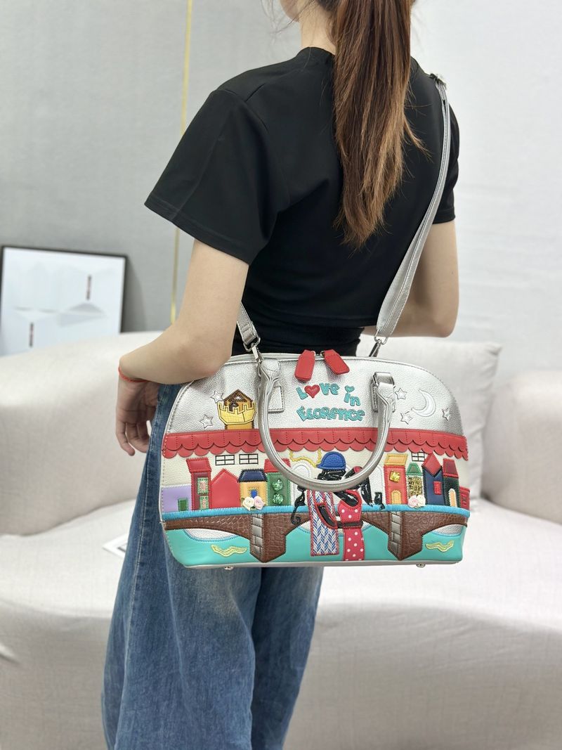 Damentaschen Hochwertige Temperamenthandtaschen für Frauen Neue Nähte Stickerei Damentaschen Große Kapazität Muscheltaschen Umhängetaschen_voghion.com
