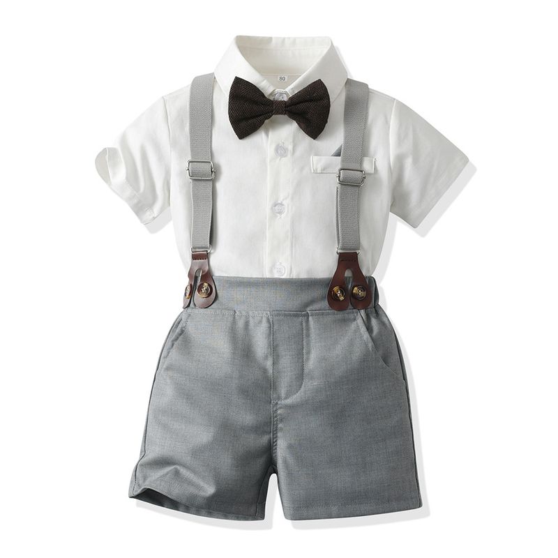 Kinderkleidung Kinderkleidung Sommer Jungen Kurzarmhemd Baumwolle Jungen Anzug ein Jahr alt Kleid Kindertag Kinder Performance Kostüm_voghion.com