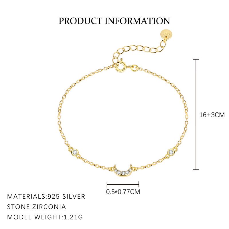 Bracelet tendance en argent pur S, polyvalent, géométrique, en forme d'étoile à cinq branches, serti de diamants, style français clair._voghion.com