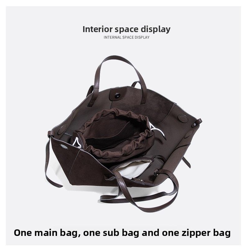 Borsa a tracolla da donna in vera pelle, di alta qualità e di lusso, di grande capacità, con design di nicchia_voghion.com