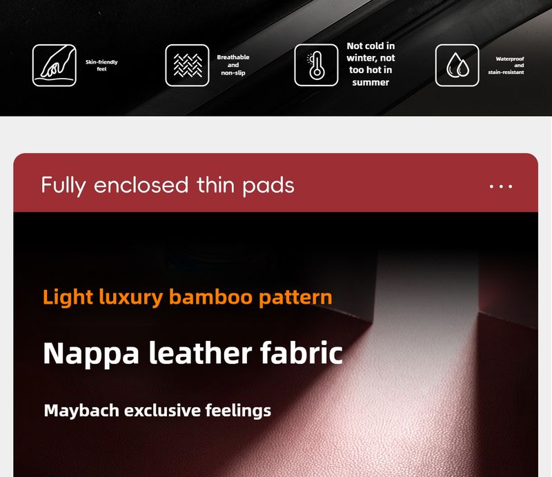 Soft Leather Car Seat Covers Breathable Cushion Protector Pad For X1 X3 G01 G08 F25 X5 E53 E70 F15 G05 3 5 Series X4 X6_voghion.com