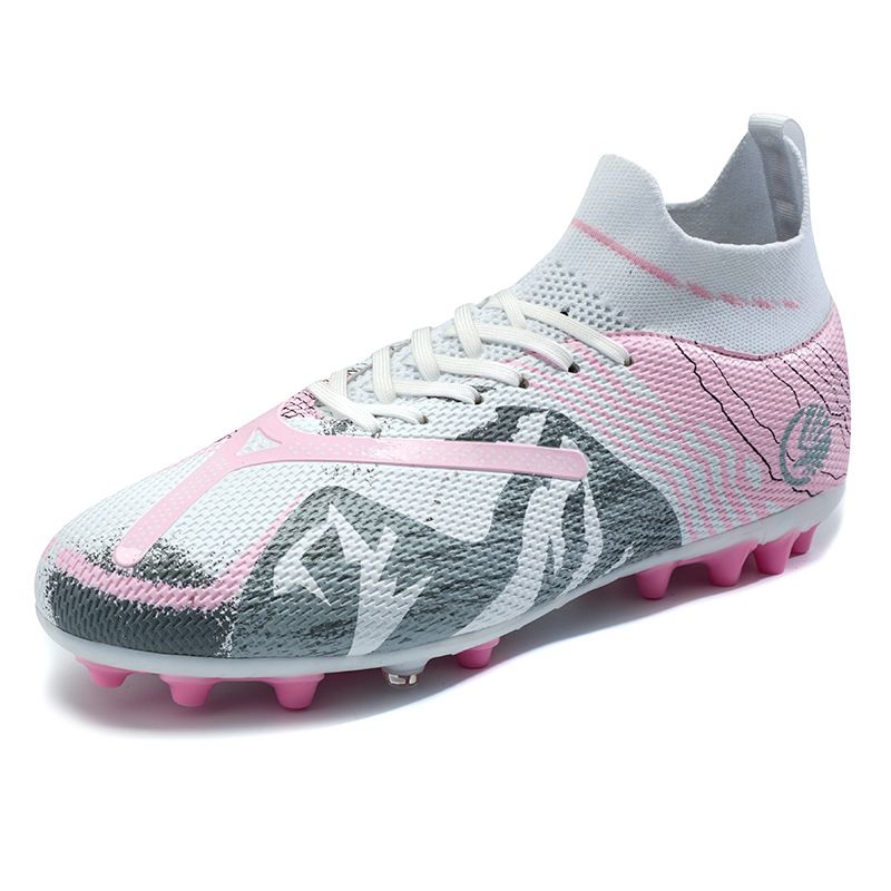 ShoeGlobe Cross-Border Neue AG Long Spikes High-Top TF Turf Trainings-Fußballschuhe für Teenager – für Damen und Herren_voghion.com