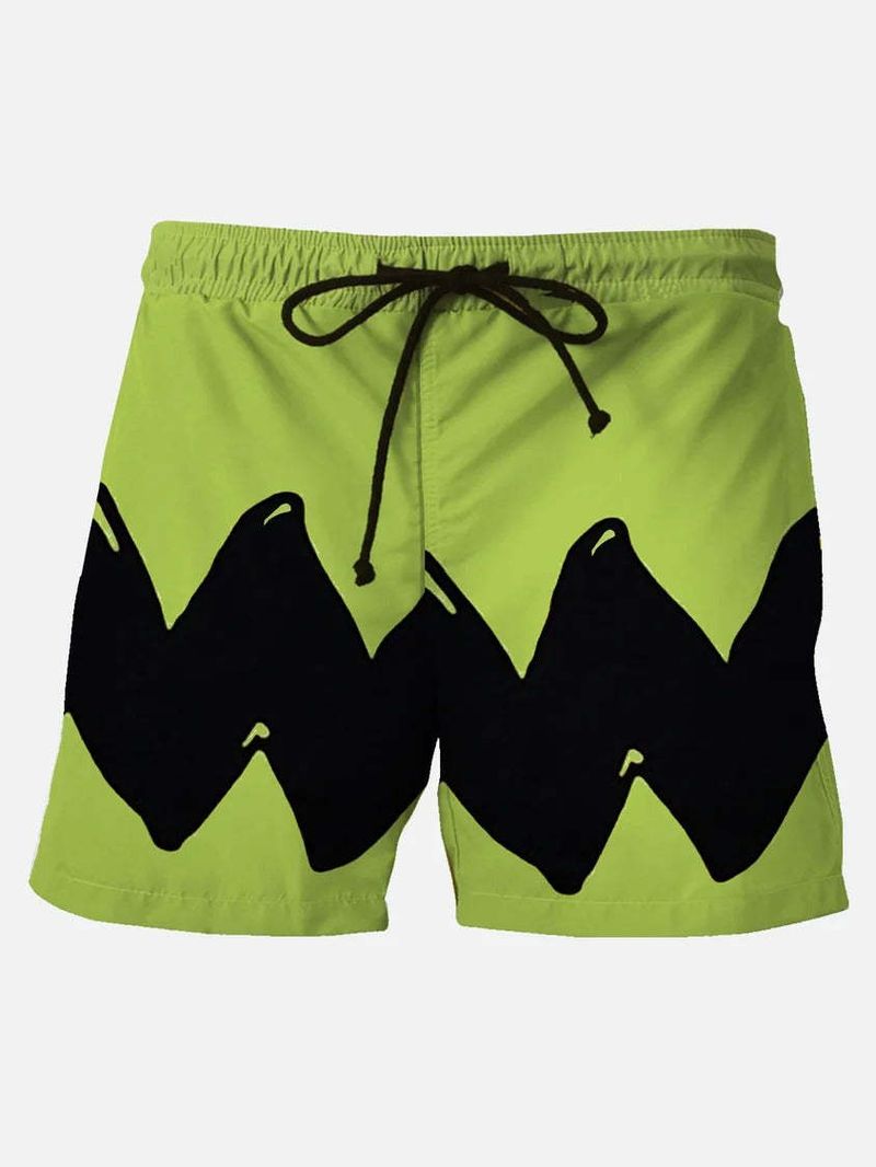 2024 neue Sommer-Strandhose für Herren, Surfhose am Meer, lässige Shorts mit 3D-Druck, Strandshorts für Paare_voghion.com