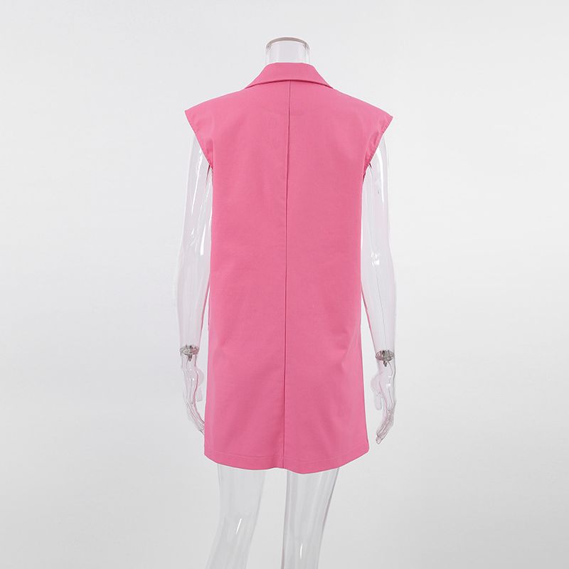 completo da donna, gilet, pantaloni dritti, set in due pezzi, stile semplice, tendenza di fascia alta_voghion.com