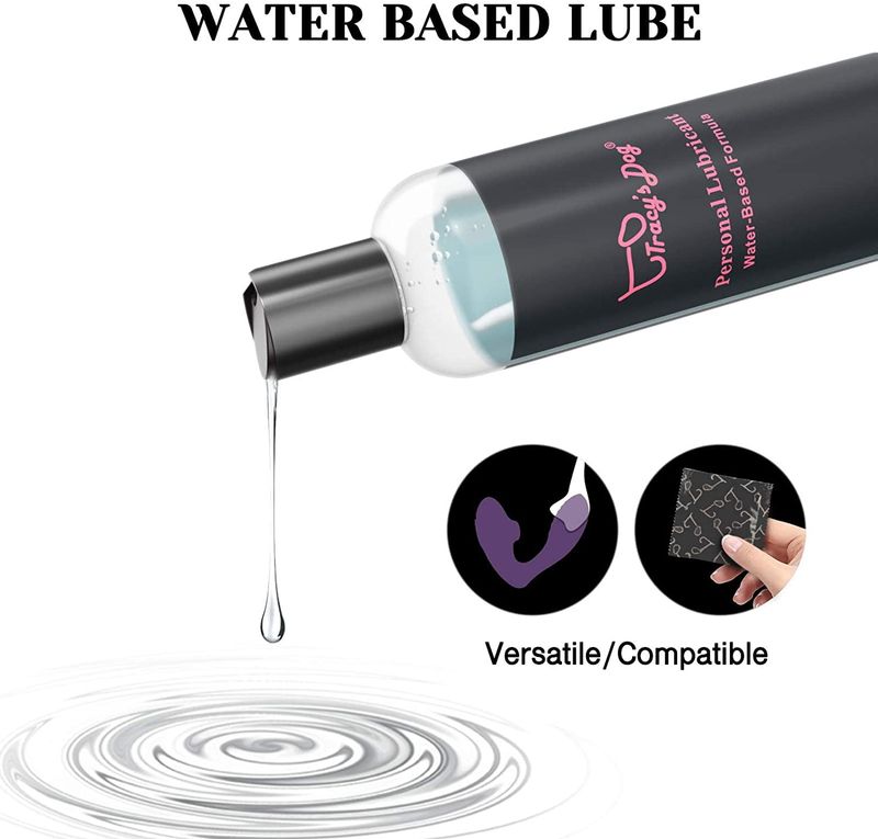 Lubrificante intimo a base d'acqua Tracy's Dog per donne, uomini e coppie, 8 fl oz._voghion.com