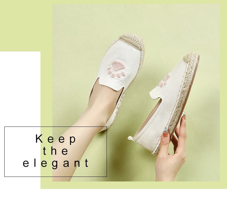 Scarpe da pescatore estive in lino con suola morbida in tela, vecchie scarpe casual in stoffa di Pechino, scarpe singole da donna con un piede_voghion.com