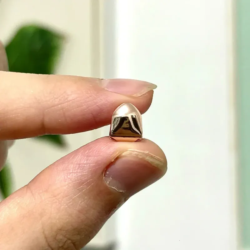 YONGX Gold Silver Monochrome Teeth Grilz Classic Hip Hop Gloss Hat Mens Jewelry Halloween Gift 241210_voghion.com