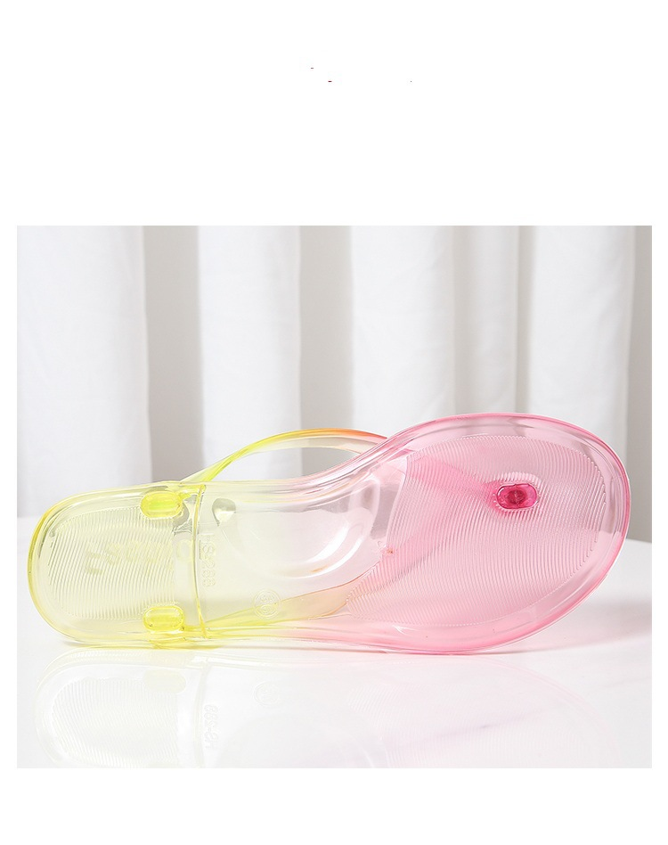 Kaks kalasabamustriga sussi naiste suviseks moeks uued gradientvärvi rannakristallkingad sirged_voghion.com