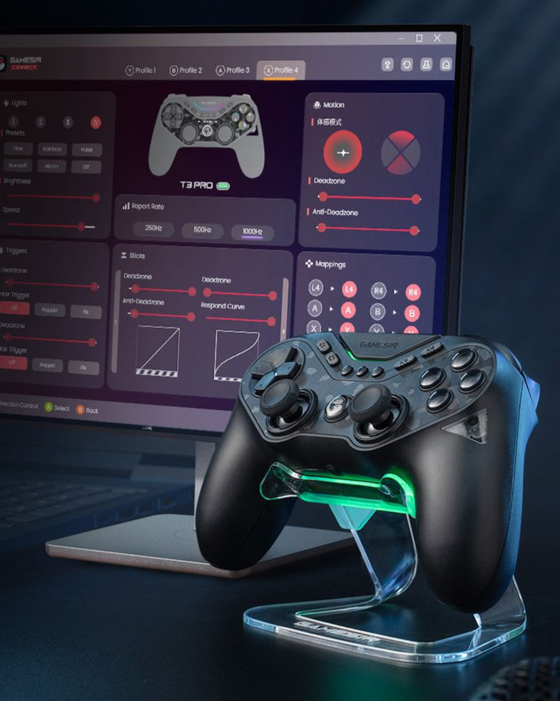 Controller di gioco wireless senza pari Little Chicken Fox a nove code per PC Mythical Wukong Switch 2 Computer Bluetooth Live_voghion.com
