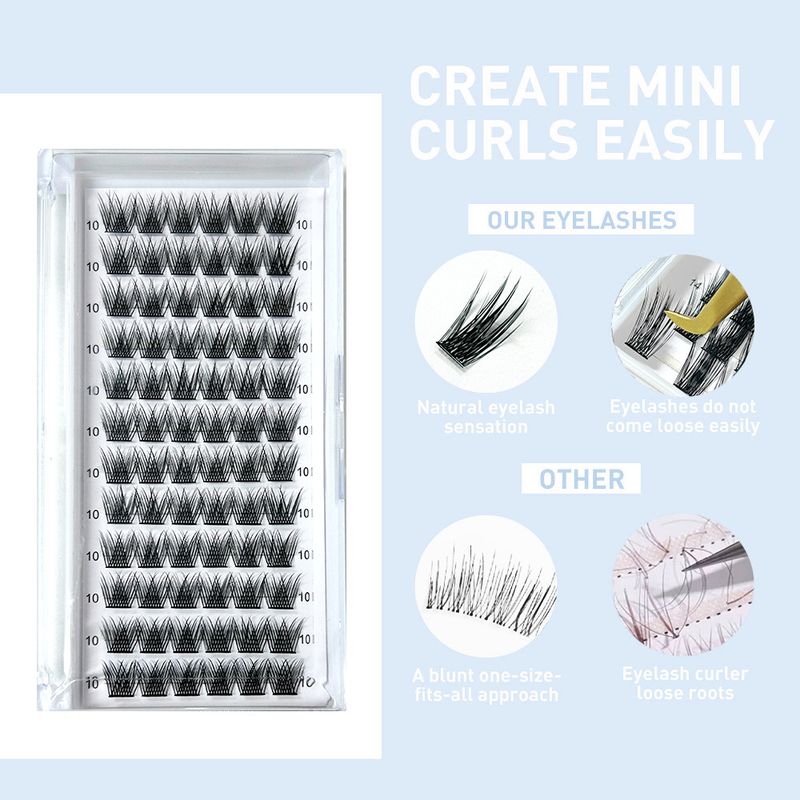 Cluster Lashes Eyelash Clusters Segmented Long Dense Grafted False Eyelashes_voghion.com