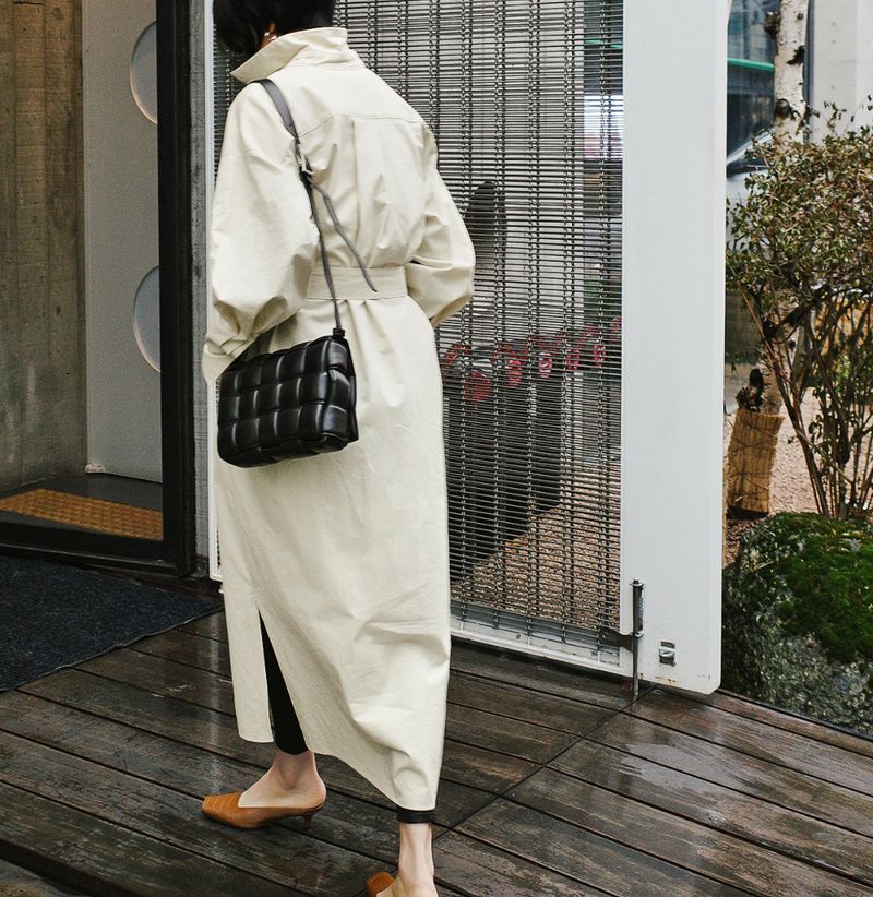 Oversized-Hemdkleid für Damen – Knielanges Baumwollkleid mit Schleifengürtel, Boho-Chic-Tunika mit langen Ärmeln_voghion.com