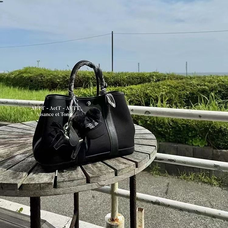 Borsa da donna con tote, grande capacità, in pelle bovina, con patchwork in tela e motivo color block, per la spesa e per la mamma_voghion.com