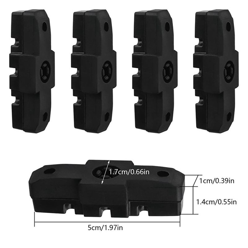 Lot de 8 patins de vélo pour Magura HS11/ HS22/ HS24/ HS33/ HS66 50 mm, bloc de frein V-Brake, accessoires de vélo de route_voghion.com