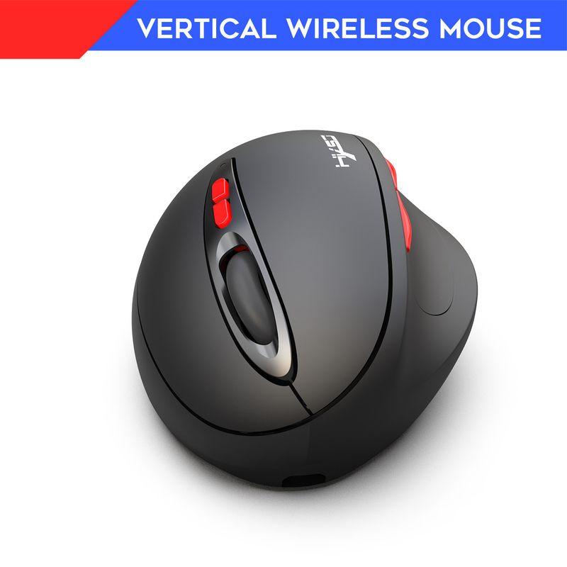 T31 2.4G trådløs genopladelig vertikal mus med 7 taster og ergonomisk design_voghion.com