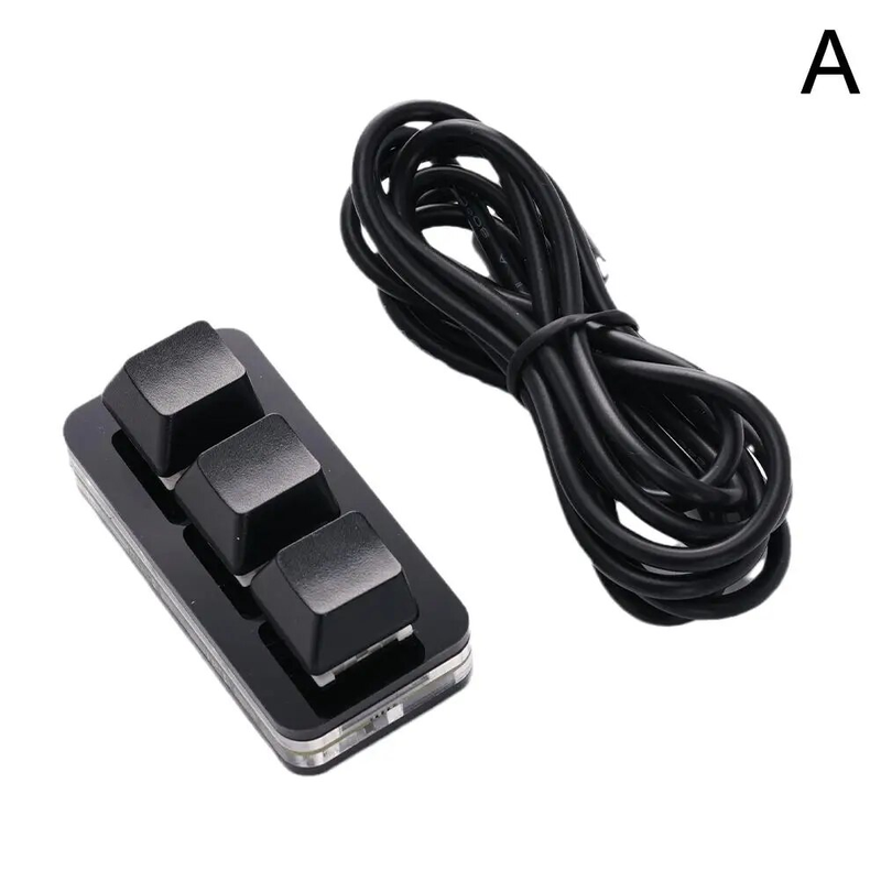 Aangepaste Mini USB 3 sleutels programmeren ro Kopiëren Plakken Knippen Keypa HID Driver Gratis ondersteuning Re Switch Mechanisch_voghion.com