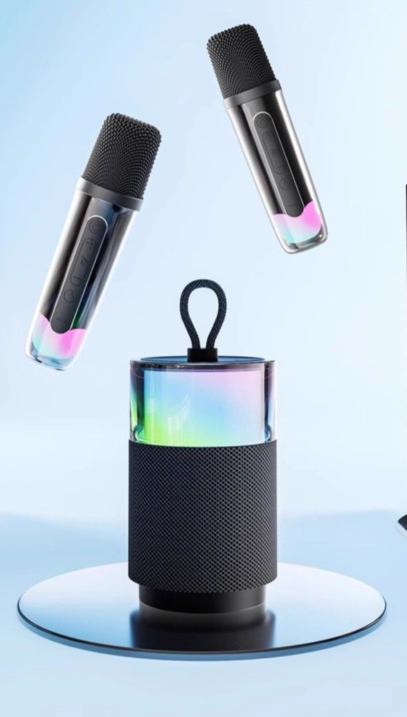 Głośnik LeDu K-Singing Mikrofon Zintegrowany Śpiewanie Bezprzewodowy Bluetooth KTV Zewnętrzny Akumulatorowy Przenośny Tech-Savvy_voghion.com