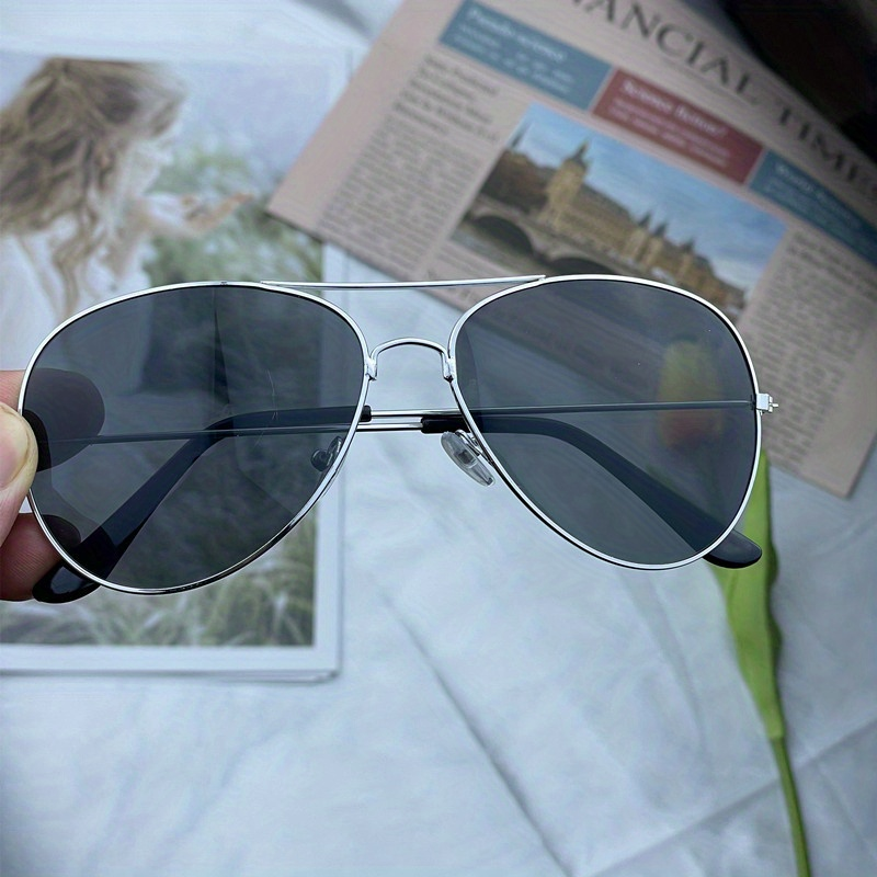 Ochelari de soare aviator la modă Top Bar pentru femei și bărbați, ochelari de soare retro cu oglindă, pentru exterior, pentru condus, călătorii pe plajă, UV400_voghion.com