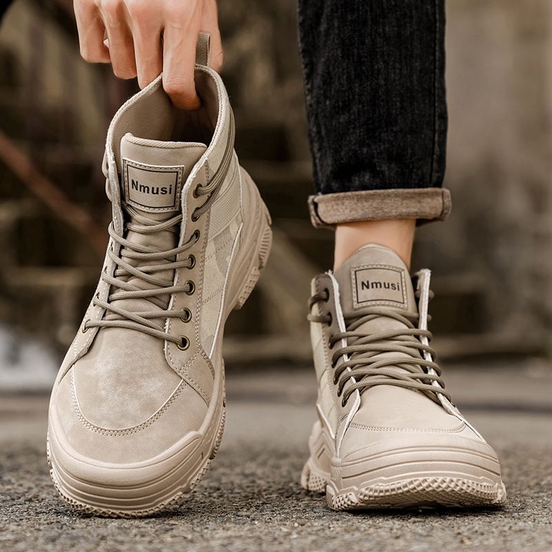 Martin Autumn American Retro Casual Work Herren wasserdichte Sport-Wüstenkampfstiefel mit größerer Höhe_voghion.com