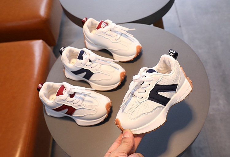 Autumn Children's Breathable Little White Boys' Soft Sole Anti slip Sports Girls' Fashion Single Shoes Baby_voghion.com