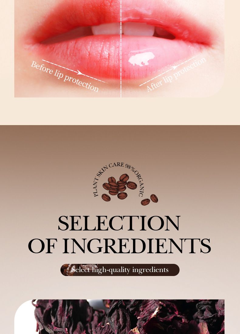 SADOER Coffee Moisturizing Lip Mask (New) 5.8g Care Lip Fading Lip Pattern Moisturizing Moisturizing Lip Mask_voghion.com