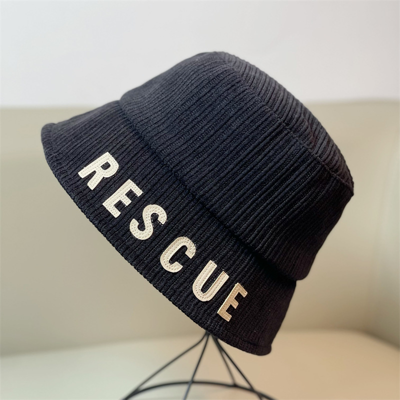 European and American Corduroy Embroidered Fisherman Hat, Children's Warm Water Bucket Hat, Versatile Face Small Wide Brimmed Basin Hat_voghion.com