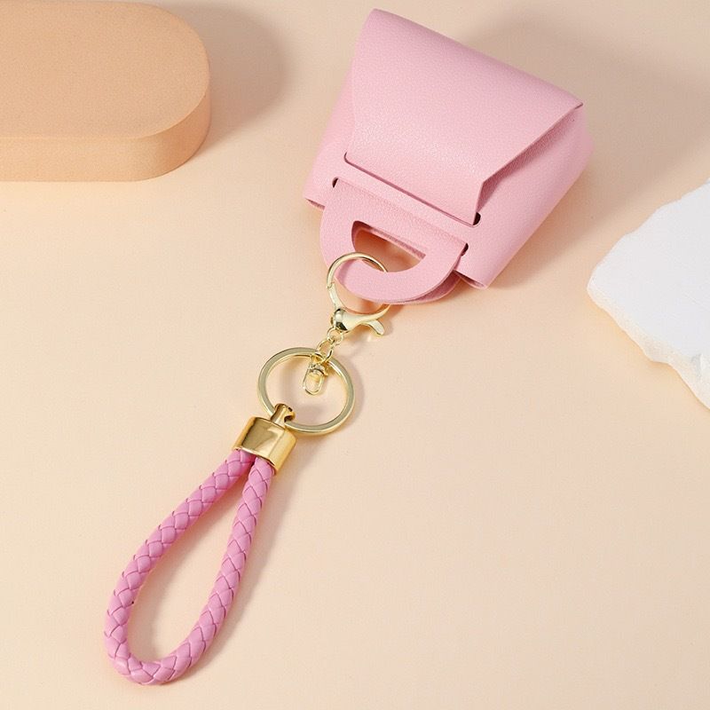 Multi-color Keychain, Change Bag, Hanging Bag, Trinkets, Earphones, Rings, Stud Earrings, Storage Bag._voghion.com