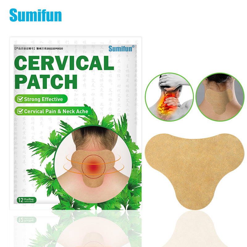 cervical spine Sumifun plaster, bag of 12 pieces, K04801_voghion.com