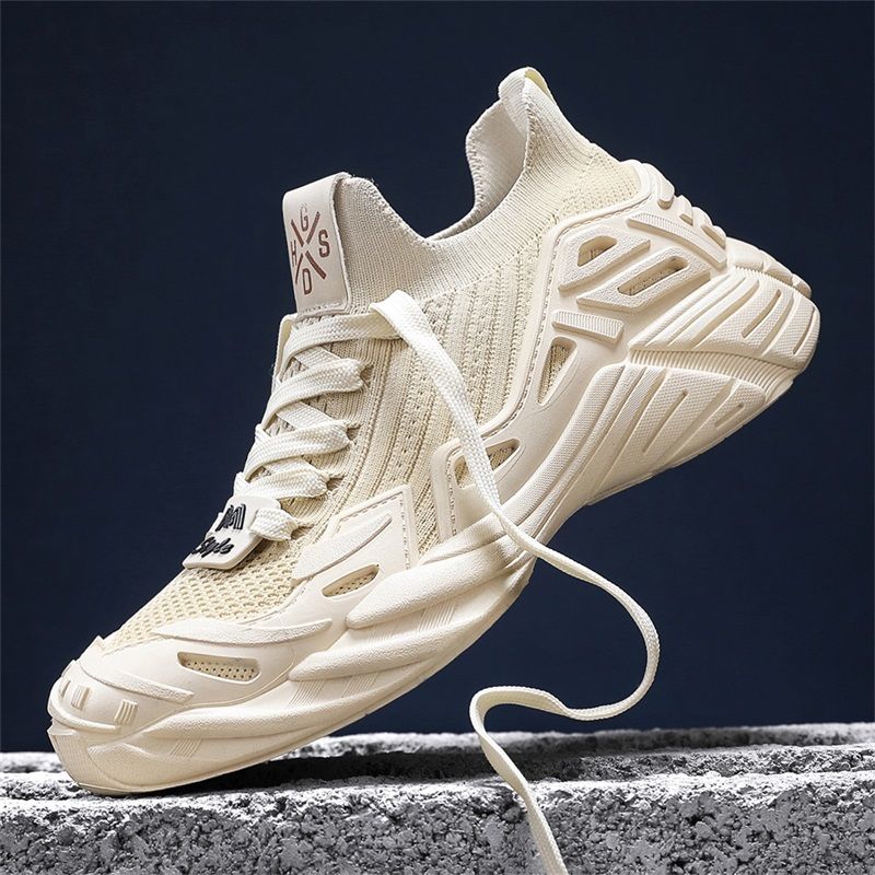 Scarpe estive leggere e traspiranti in rete intrecciata, scarpe sportive e casual antiscivolo e resistenti_voghion.com