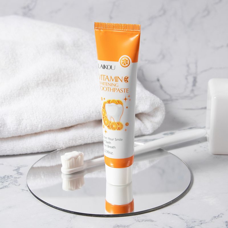 Scrub e trattamenti per il corpo Nuovo prodotto Leco Dentifricio alla vitamina C 85 g Alito fresco per rimuovere le macchie dai denti e cura delle gengive DENTIFRICIO Spot_voghion.com