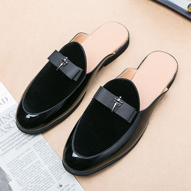 Italienesch Männer Pantoffelen Veloursleder Loafers Mokassinen Outdoor Sandalen Männer Casual Fir Männer Summer Designer Mark Schong_voghion.com