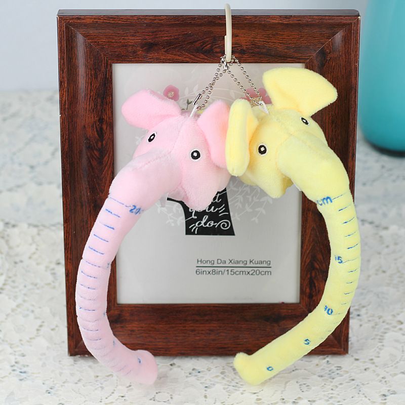 Adorabile peluche a forma di elefante, animale dal naso lungo della foresta, piccola bambola di pezza_voghion.com