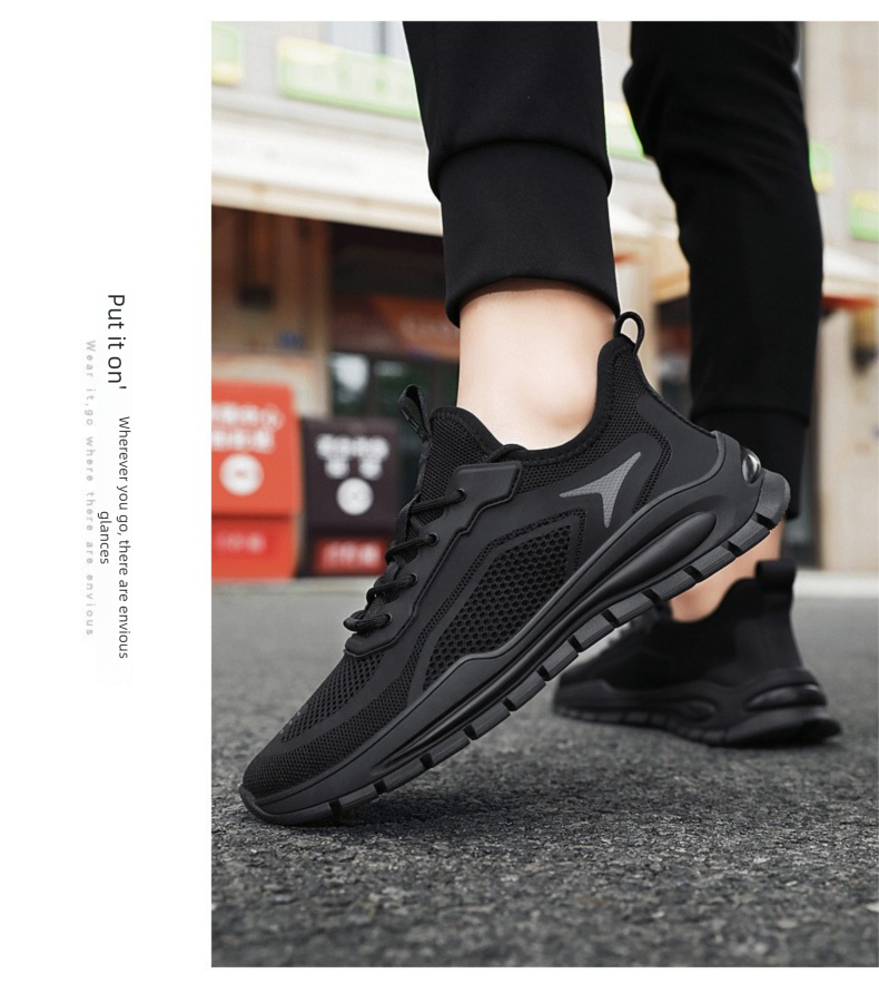 New Versatile Summer Men's Work Casual Mesh Breathable Sports Running Shoes_voghion.com
