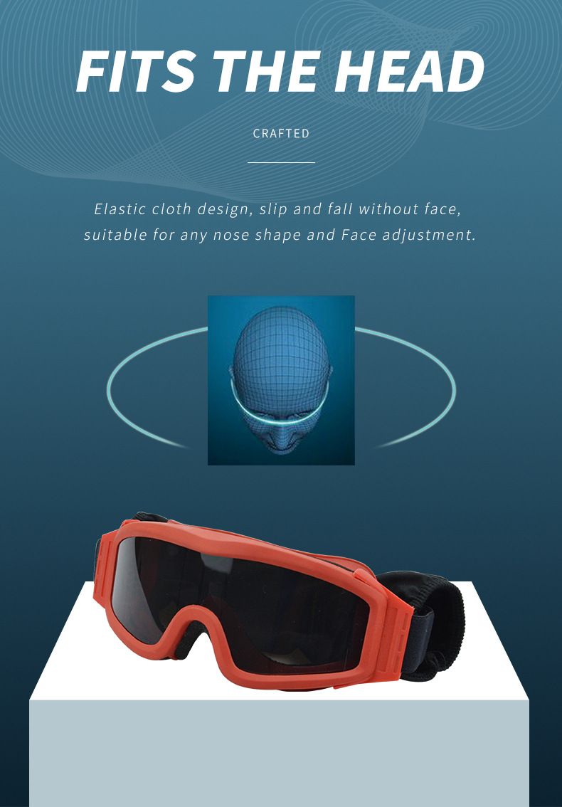 New High-quality Firefighter Goggles Set Made Of High-temperature Resistant Material, CS Tactical Goggles, And Outdoor_voghion.com