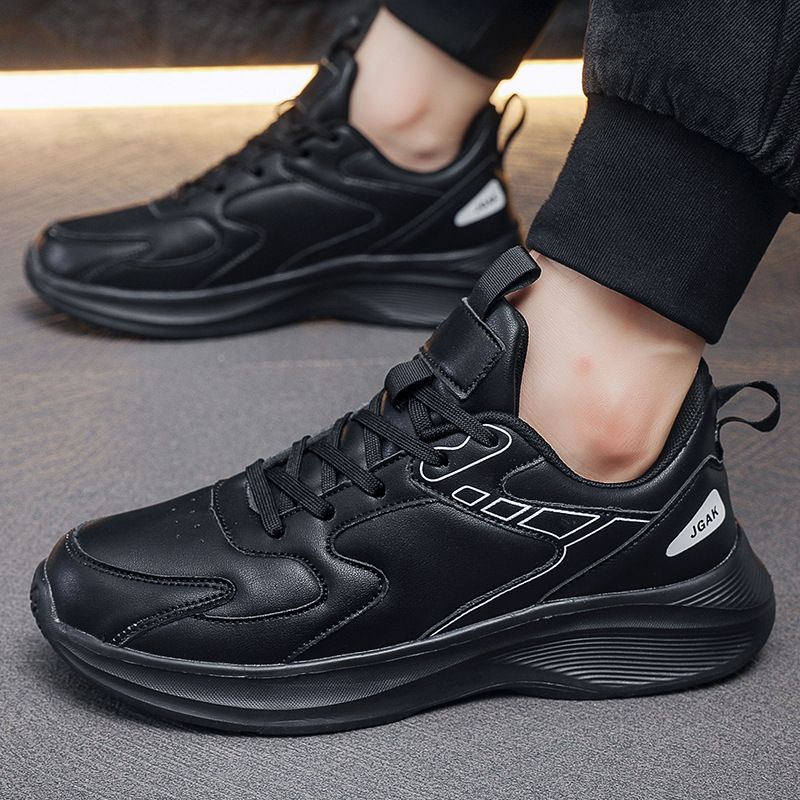 Nuove scarpe da corsa casual con suola morbida in pelle oversize da uomo, taglia 50, autunno Jinjiang_voghion.com