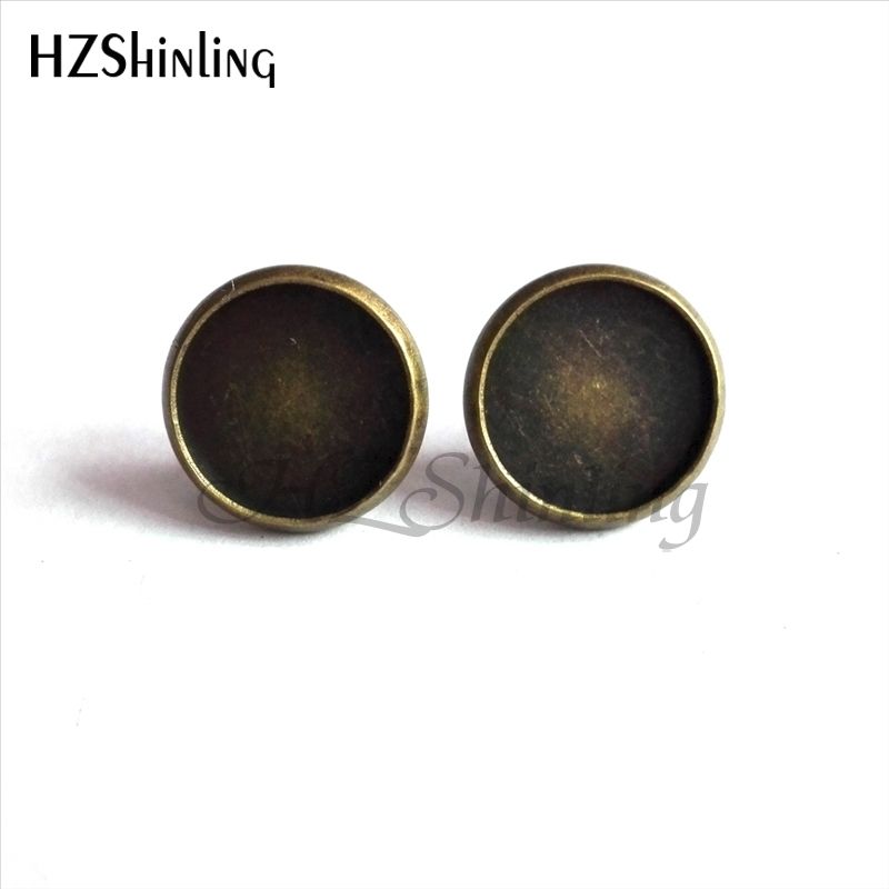 Women's Earrings, Made Of Glass With Pendant, Retro, Book Form, Jewelry, HZ4, NES-0020_voghion.com