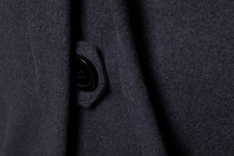 Spring Men's Long Tweed Coat Trench Coat_voghion.com
