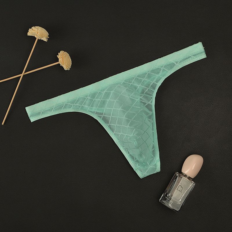 Intimo maschile Junye ultra-sottile maglia trasparente perizoma sexy morbido traspirante sottile borsa intimo maschile giovanile_voghion.com