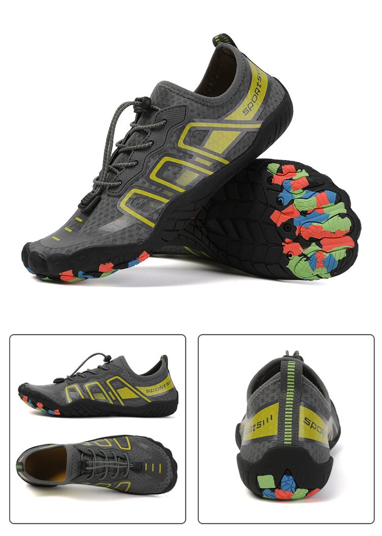 Grenzüberschreitende atmungsaktive Outdoor-Angel-Watschuhe, Bachschuhe, Fünf-Finger-Schuhe, rutschfeste, schnelltrocknende Strand-Schwimmschuhe für Herren in großen Größen_voghion.com