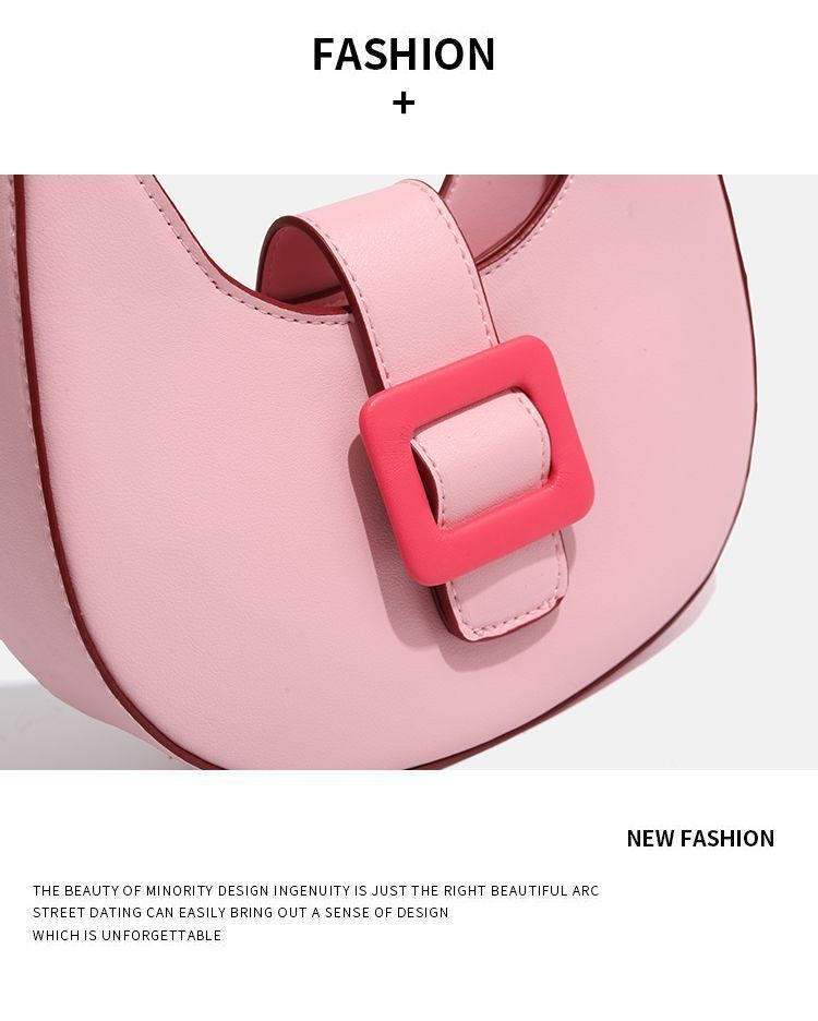 CHARHP&KEJNT New Package Underarm Bag 2024 Spring/Summer Women's Crescent Single Shoulder_voghion.com
