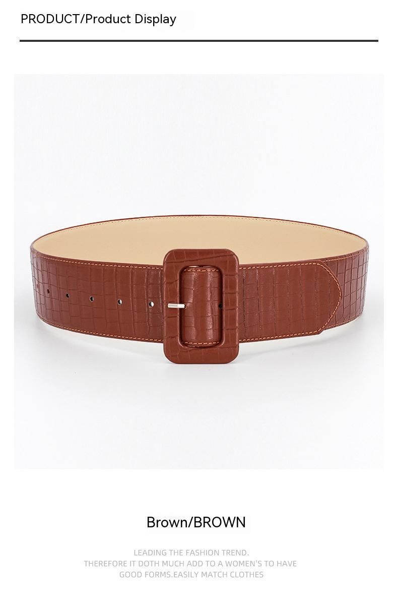 Nuovo cinturino elastico da donna elastico versatile e caldo con vita sottile e ampia selezione di cinture casual decorative Nd_voghion.com