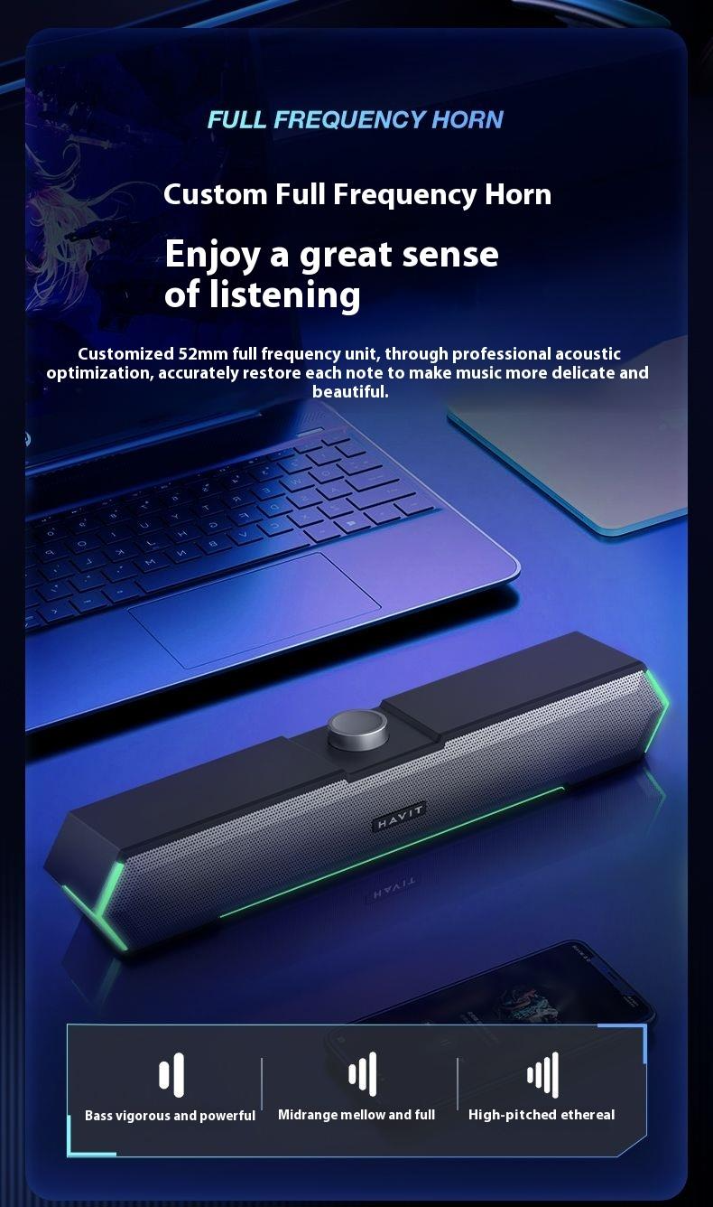 Hewitt Computer Audio, Computer, Home Desktop Laptop, Wired Speaker, Subwoofer, High-quality Audio_voghion.com