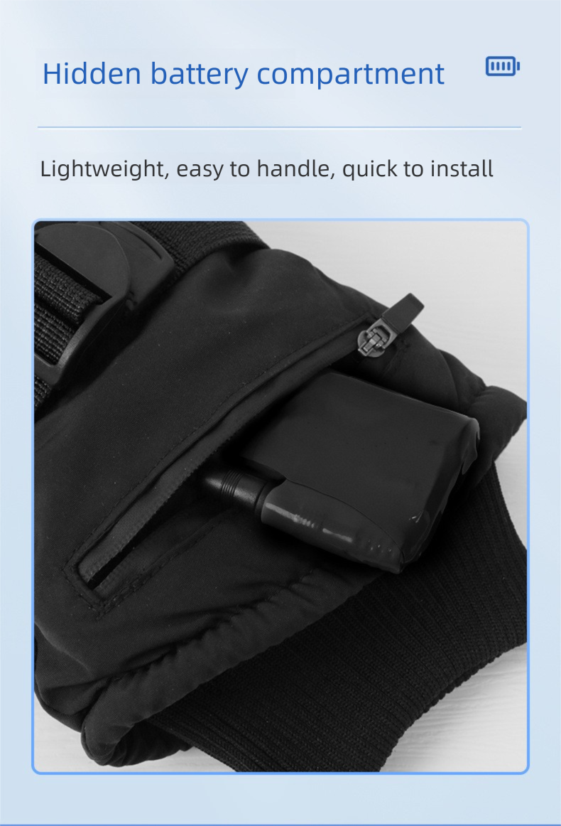 Cross-Border Outdoor Skiing Cycling Thickened Electric Touch Screen Charging Cold-Proof Heating Gloves_voghion.com