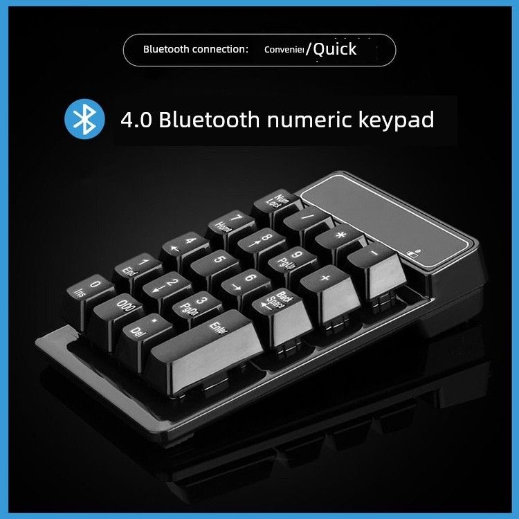 Mini Bluetooth Drahtlose Digitale Tastatur Externe USB Verdrahtete Desktop-Computer Notebook Buchhaltung Finanz Kassierer_voghion.com
