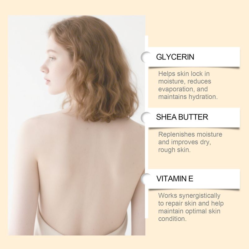 Crema idratante per labbra multi-effetto OUHOE per viso e corpo con glicerina, burro di karité e vitamina E_voghion.com
